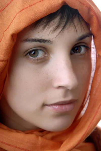 Young woman with a veil Royalty Free Stock Photos