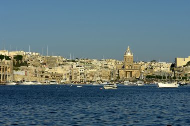 malta Adası limanında antik mimari