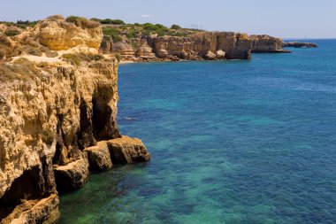 algarve kıyısında