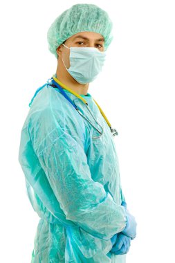 genç erkek doktor