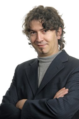 genç adam portresi ayakta