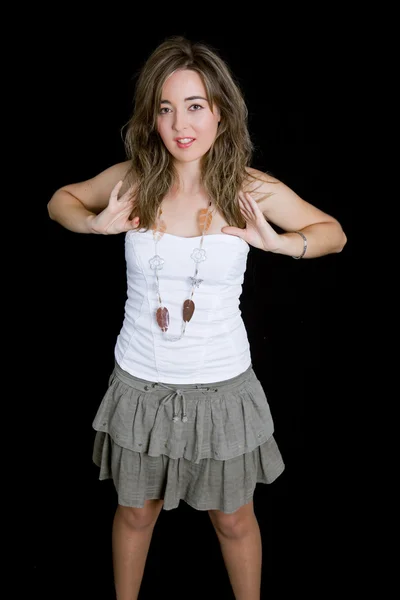 A young beautiful woman portrait — Stock Photo, Image