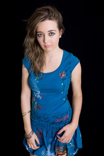 Young beautiful woman close up portrait — Stock Photo, Image