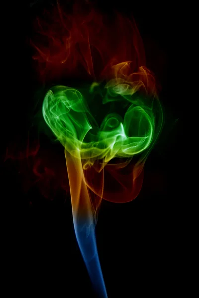 Abstract colored smoke — Stock Photo, Image