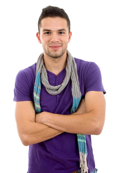 Happy young casual man — Stock Photo, Image