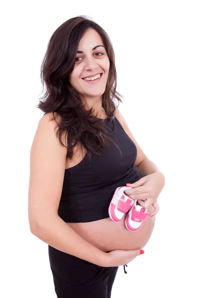 Jeune belle femme enceinte — Photo