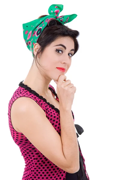 Jovem bela pin up menina — Fotografia de Stock