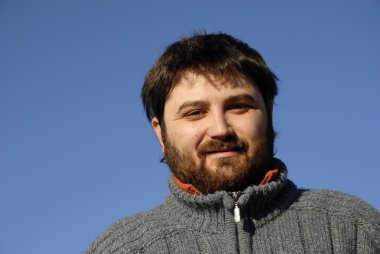 Genç casual adam