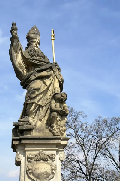 Статуя на Карлів міст — стокове фото