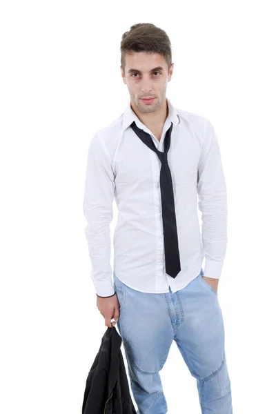 Retrato de hombre joven casual — Foto de Stock