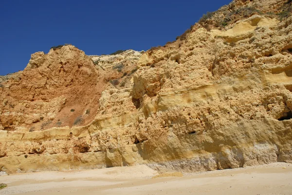 Pequena praia em algarve — Fotografia de Stock