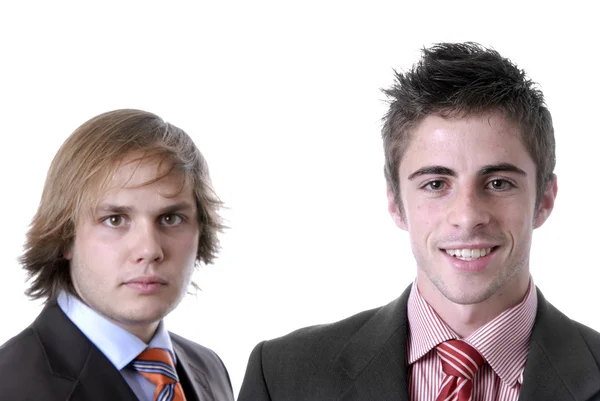 Deux jeunes hommes d'affaires — Photo