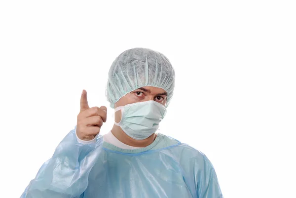 Junge männliche Krankenschwester — Stockfoto