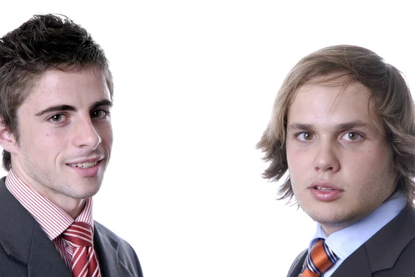 Two young business men — Stock Photo, Image