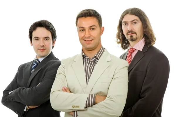 Three business men — Stock Photo, Image