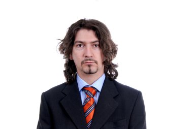 sıkılmış genç iş adamı