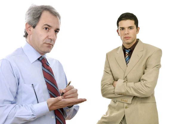 Two young business men — Stock Photo, Image