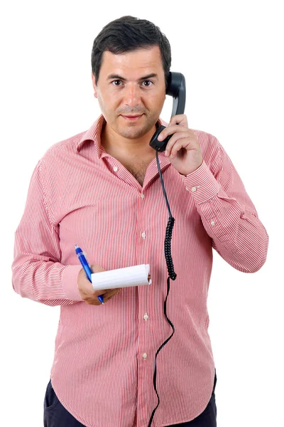 Young man with a phone — Stock Photo, Image