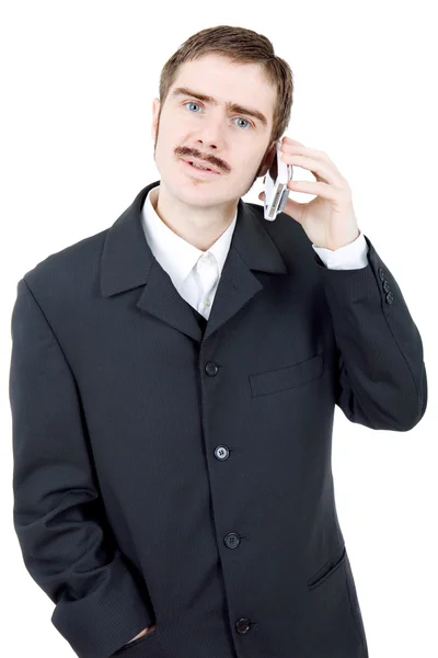 Jeune homme au téléphone — Photo