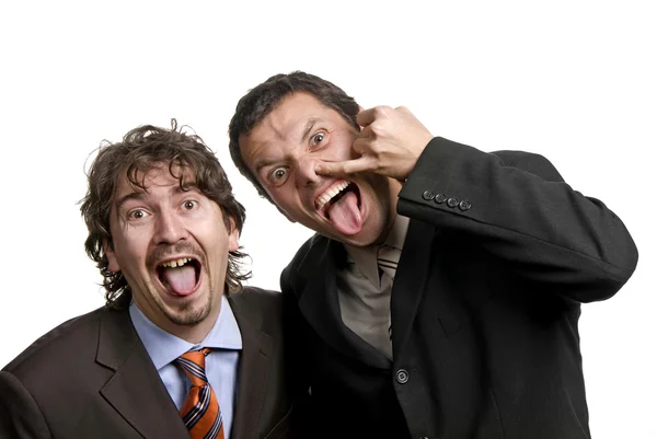 Two young business men — Stock Photo, Image