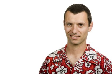 Genç casual adam portresi