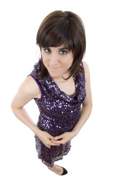 genç güzel kadın tam vücut