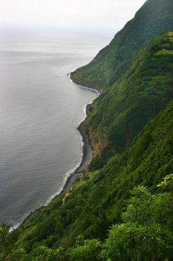 Azores kıyı görünümü