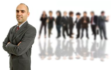 iş adamı ile biraz arka