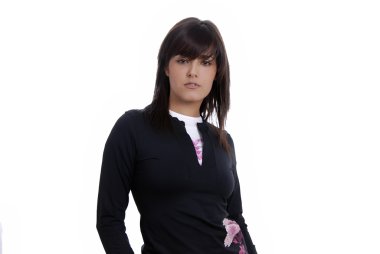 Genç kadın.