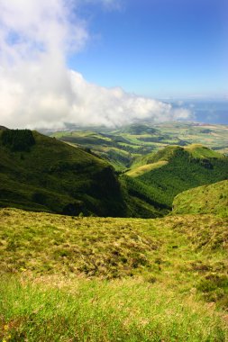 Azores tipik görünümü sao miguel Island