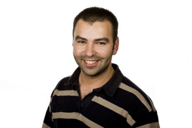 mutlu genç casual adam