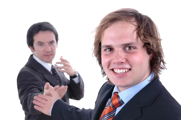 Two young business men — Stock Photo, Image