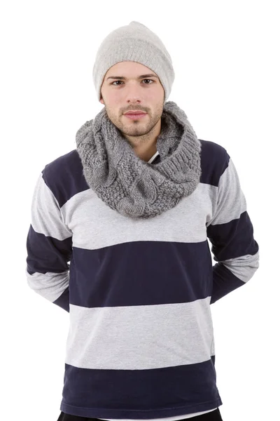 Giovane vestito per l'inverno — Foto Stock