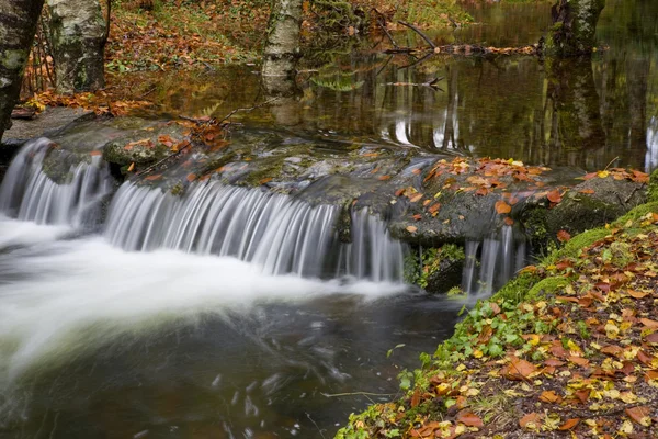 Waterfall in the portuguese national park — Stock Photo, Image