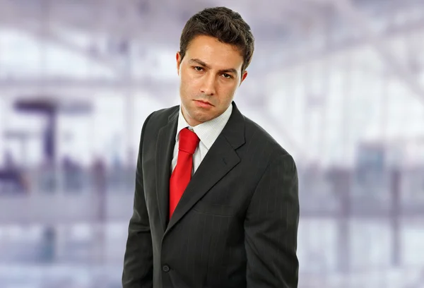 Sad business man at the office — Stock Photo, Image