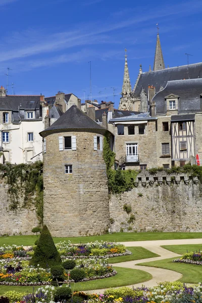 De historische stad van vannes in Bretagne — Stockfoto