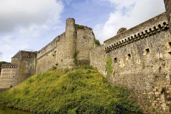 Zamek w miejscowości Fougères, w Bretanii — Zdjęcie stockowe