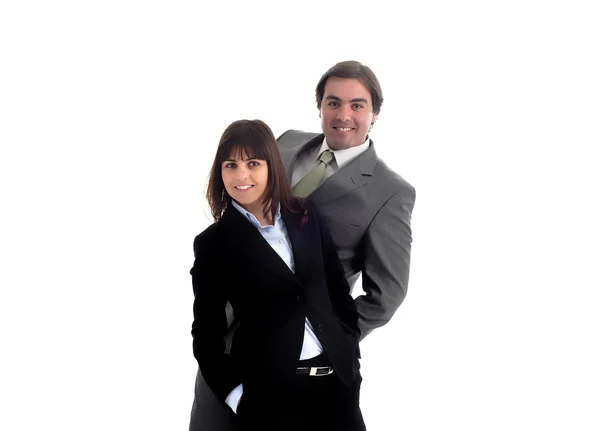 Jovem casal empresarial — Fotografia de Stock