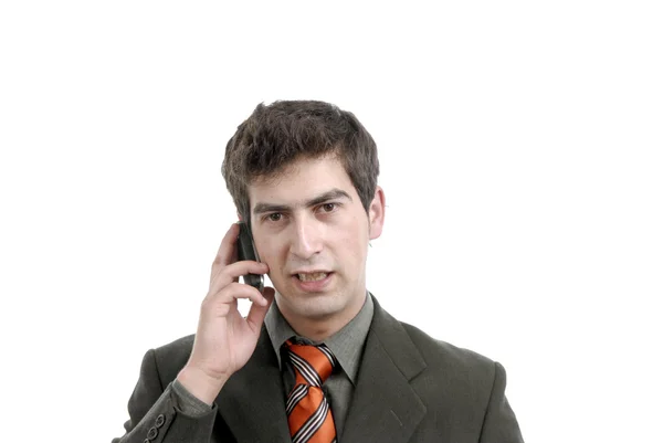 Young man on the phone — Stock Photo, Image