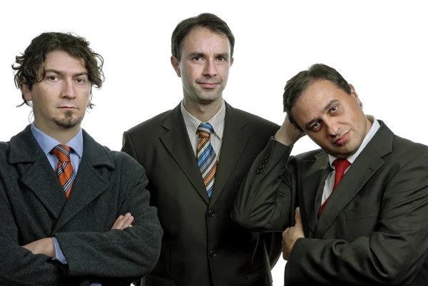 Drie zakenman — Stockfoto
