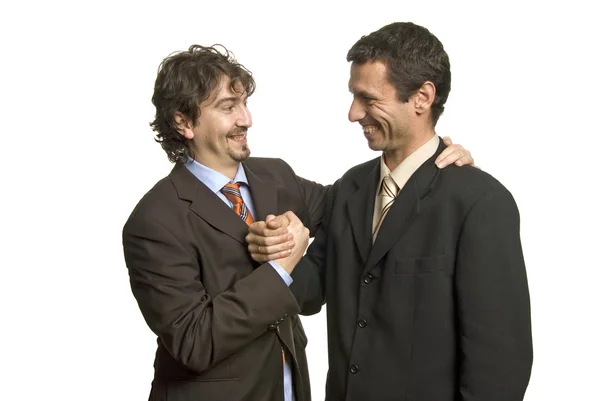 Businessmen shaking hands — Stock Photo, Image