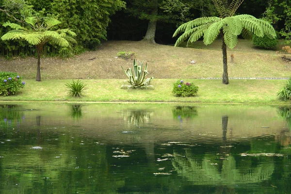 Malé jezero v Azory v národním parku — Stock fotografie