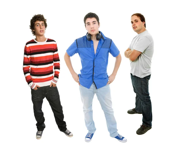 Three men — Stock Photo, Image