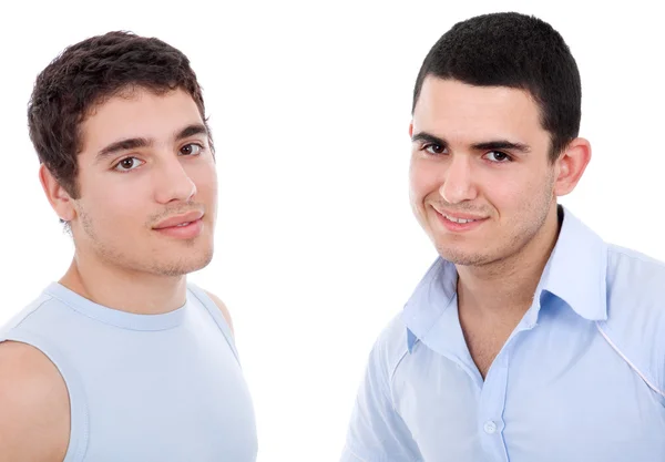Two young happy teenagers — Stock Photo, Image