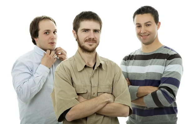 Três homens casuais — Fotografia de Stock