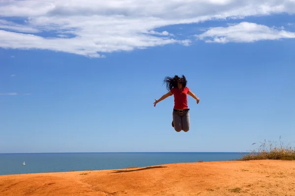 Saltando — Foto Stock