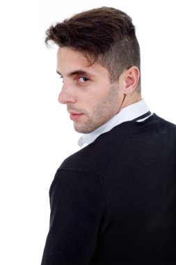 Sıradan bir genç portresi.