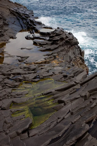 Вода на побережье острова Мадейра — стоковое фото