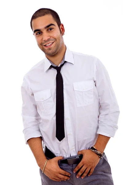 Young happy business man — Stock Photo, Image