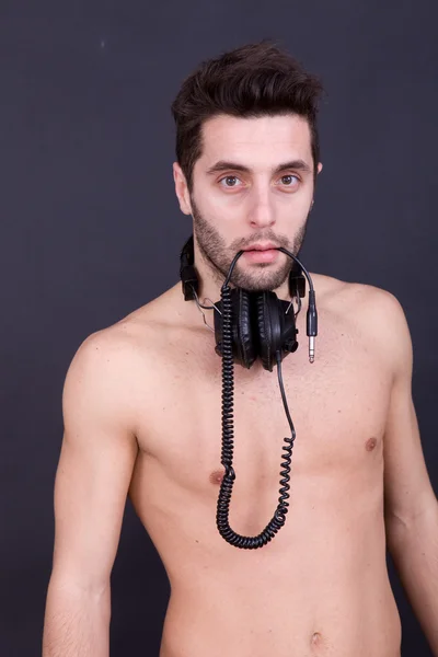 DJ masculino — Fotografia de Stock